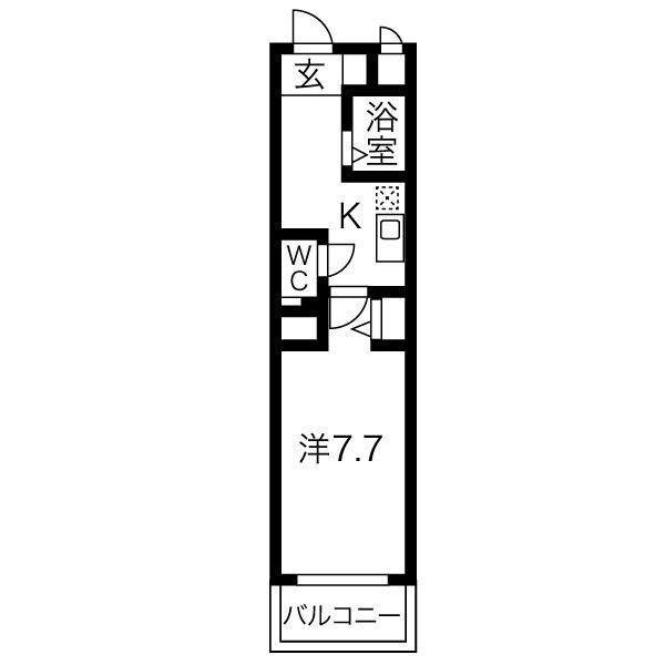 グレイス今池の間取り