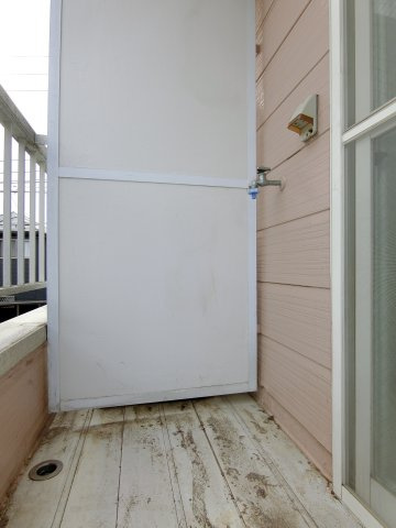 【その他】 | サンアマノ小平 | バルコニーに洗濯機置き場。