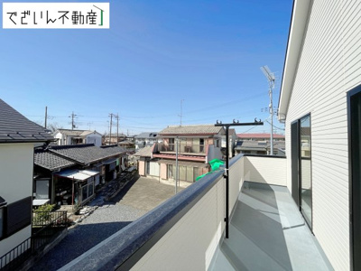 【バルコニー】 | 行田市門井町3丁目　中古住宅   | 現地(2026年2月撮影)