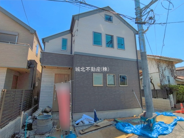 練馬区南田中5丁目 全2棟 B号棟の外観|現地(2026年2月17日撮影)