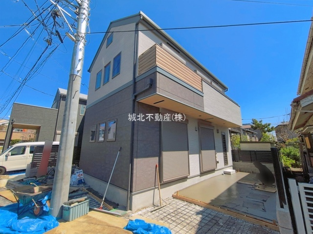 練馬区南田中5丁目 全2棟 B号棟の外観|現地(2026年2月17日撮影)