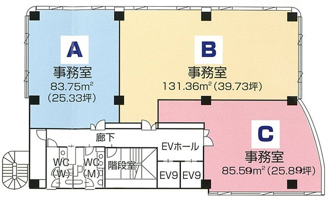ターミナル・プラザの間取り|C区画