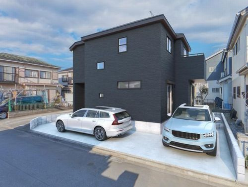 【外観】 | 【仲介手数料０円】相模原市緑区大島　新築一戸建て　 | 外観パース　相模原市緑区大島　新築一戸建て　