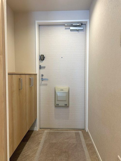 リバーサイド香櫨園の玄関