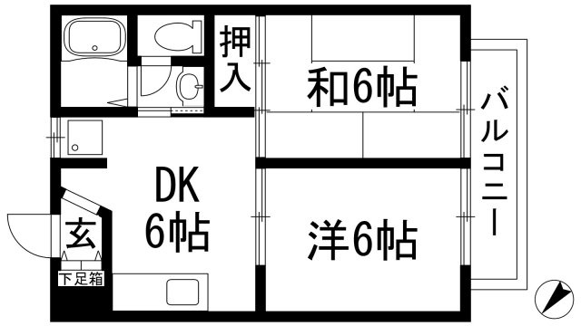 【間取り】 | ハイツモーニンググローリー