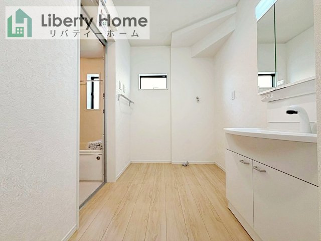 つくば市観音台第15　新築戸建の脱衣所
