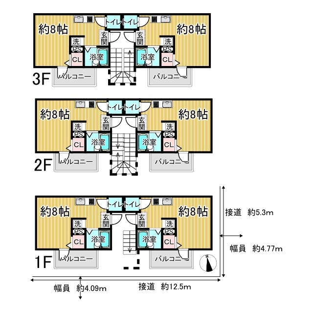 REGIA壬生下溝の間取り