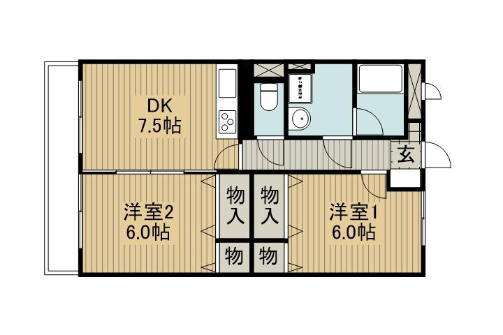 アネックス花梨の間取り