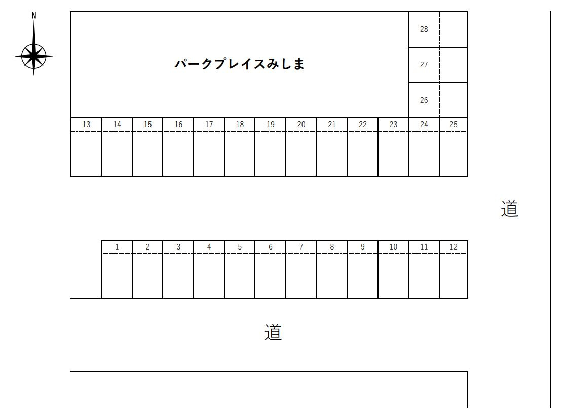 パークプレイスみしまの区画図
