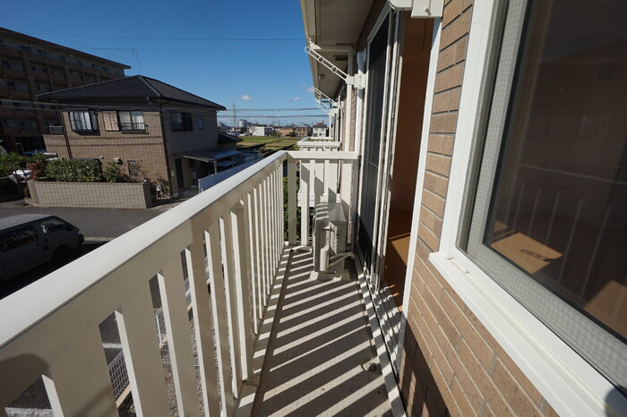 花水木の家Ⅱ　　刈谷市近郊の賃貸ならクラスホーム刈谷店のバルコニー|同物件の別部屋になります。