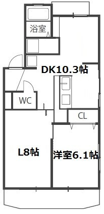 浦里第一マンションの間取り