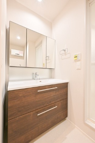 ヘーベルメゾン平井の独立洗面台