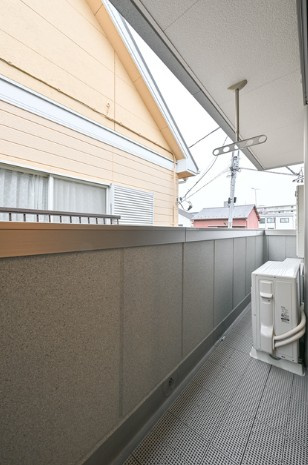 ヘーベルメゾン平井のバルコニー