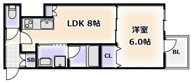 【間取り】 | サムティ難波グレイス