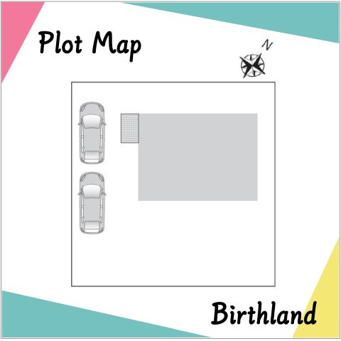 福島市南向台1丁目　中古戸建の区画図