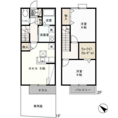 Royal Garden 400&16 の間取り