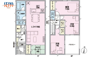 【間取り】 | ☆南区向洋新町３丁目　新規分譲☆