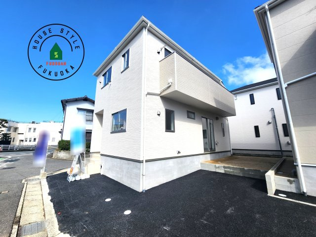 福岡市早良区有田2丁目第7-4棟（3号棟）の外観|デザイン性のある外観です。