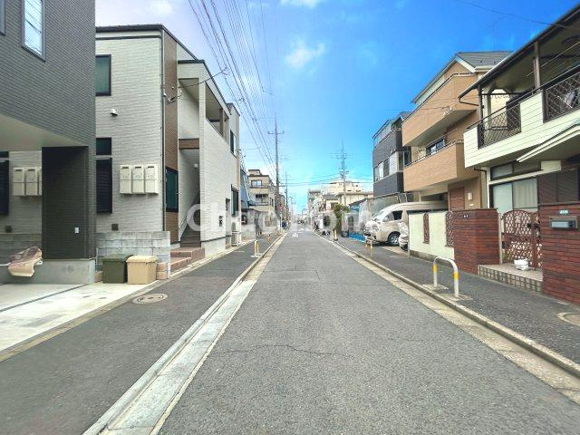 江戸川区北小岩6丁目中古住宅の前面道路含む現地写真|全面道路