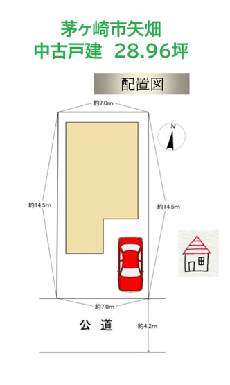 【区画図】 | コンビニまで4分、スーパーまで８分など周辺商業施設も豊富で、暮らしやすい環境整えております♪