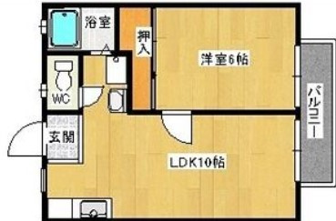 【間取り】 | パナハイツ今熊Ⅲ
