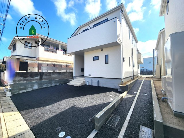 福岡市早良区有田2丁目第7-4棟（4号棟）の外観|デザイン性のある外観です。