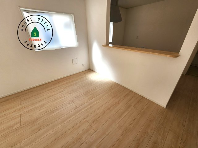 福岡市早良区有田2丁目第7-4棟（4号棟）のダイニング|ダイニングとリビングのメリハリが付けやすい空間設計になっています。
