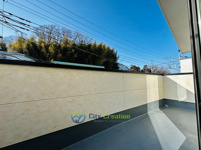 藤沢市大鋸2期　新築一戸建てのバルコニー