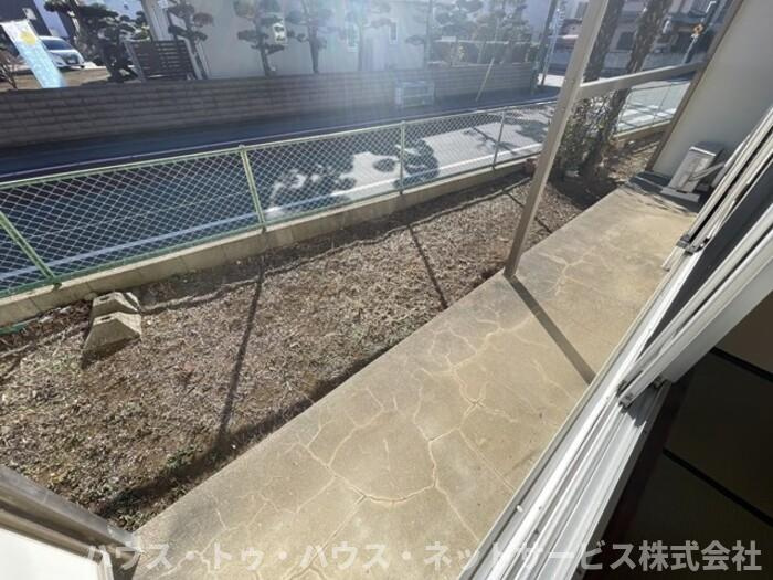 神取ハイツのバルコニー