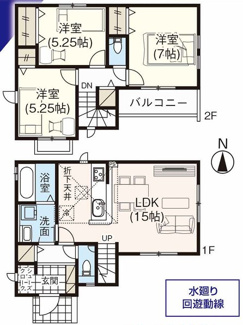 【間取り】 | さいたま市見沼区東大宮１丁目　新築分譲住宅