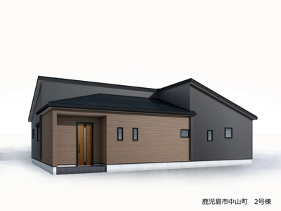 【外観パース】 | 中山町　新築戸建　2 | 完成予想図