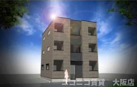 大阪市淀川区三津屋南２丁目のアパートの外観