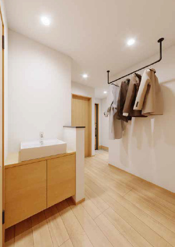 杉並区下井草1丁目　ハイグレード×制震　車庫付き大型住宅　限定1棟の洗面所|セカンド洗面台　イメージです