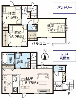 【間取り】 | さいたま市見沼区東大宮１丁目　新築分譲住宅