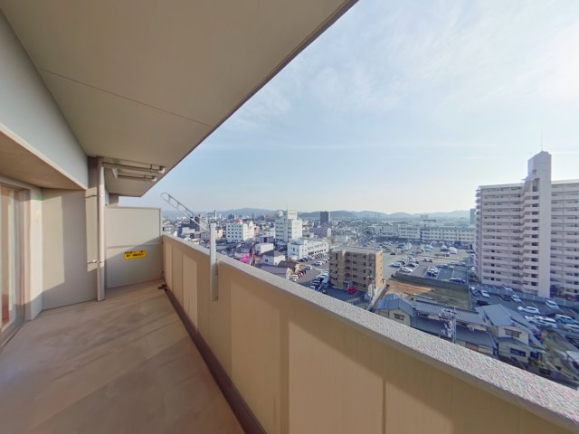 アルファステイツ老松町五番館のバルコニー