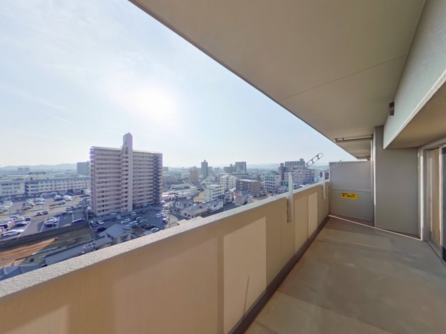 アルファステイツ老松町五番館のバルコニー