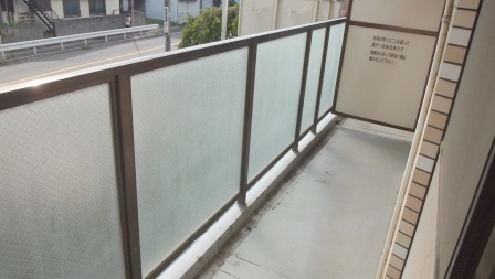 ビラシティ鈴木のバルコニー|広々としたバルコニーです