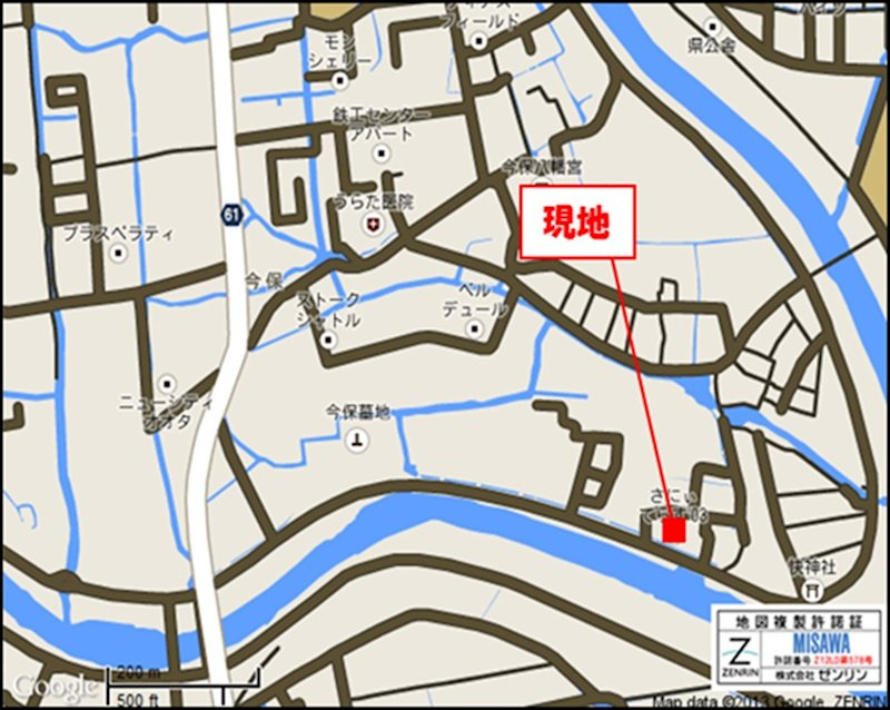 さにぃてらす’03　参番館の地図