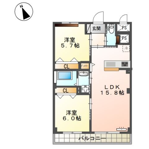 Ｗｅａｌｔｈ　Ｃｏｍｆｏｒｔ　新宮の間取り