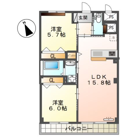 Ｗｅａｌｔｈ　Ｃｏｍｆｏｒｔ　新宮の間取り