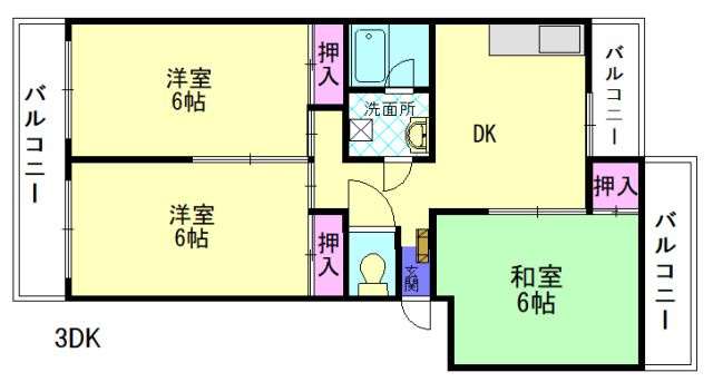 フォーサイト紫R・View terraceの間取り