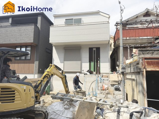 明石市荷山町　新築戸建の前面道路含む現地写真|●年中無休：当日予約可●長期優良住宅・住宅性能評価取得！省エネ住宅で安心・安全の建物です！