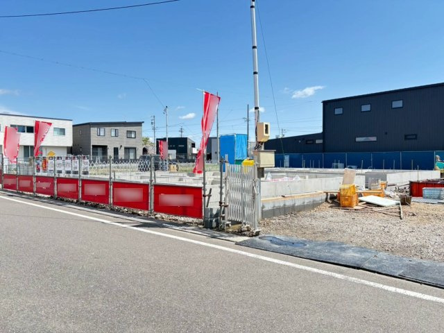 タマタウン　羽島市福寿町本郷（福寿小）　全4区画分譲の外観|「現地（2026年2月19日）撮影」　
■全体写真　
■ヤマダ不動産　株式会社リライフ　