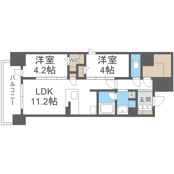 【間取り】 | セイワパレス本町東