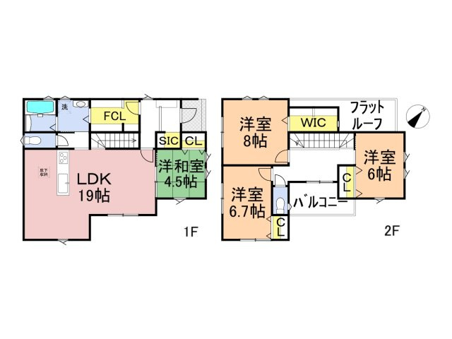 タマタウン　羽島市福寿町本郷（福寿小）　全4区画分譲の間取り|■3号棟　■ヤマダ不動産　株式会社リライフ　
■夢のマイホーム購入をフルサポートします！
