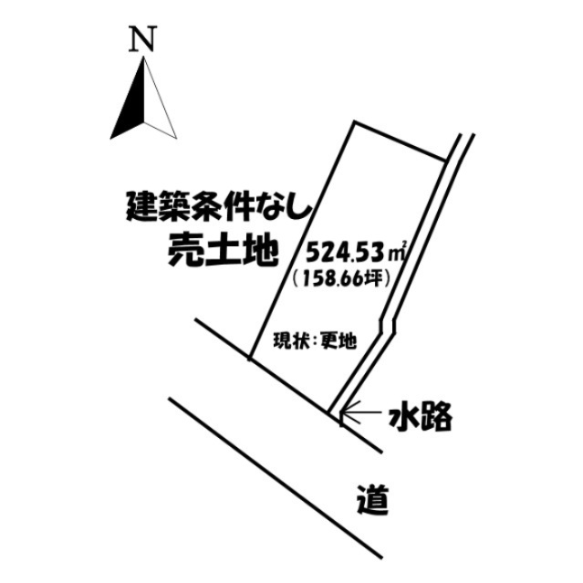 売土地　高崎市上里見町の区画図