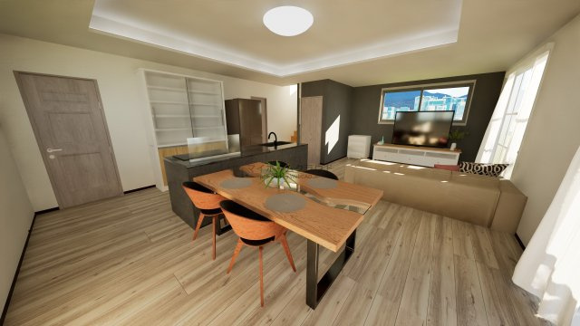 平塚市片岡　売地の完成予想図