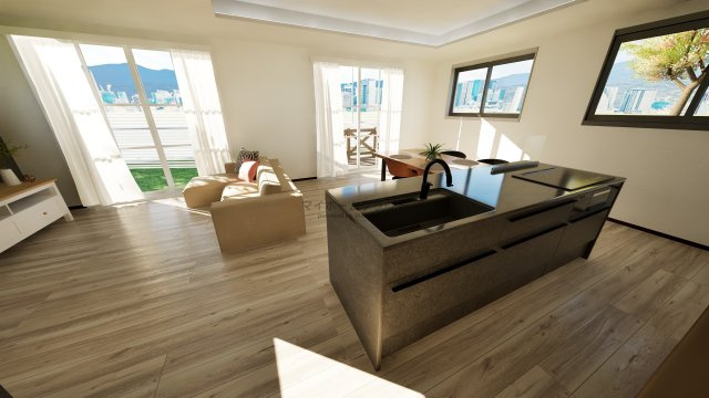 平塚市片岡　売地の完成予想図