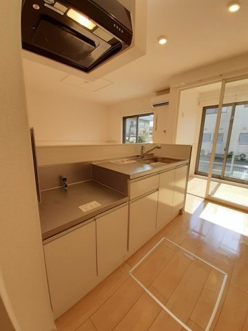 グリーン　コテージのキッチン