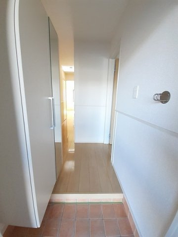 グリーン　コテージの玄関